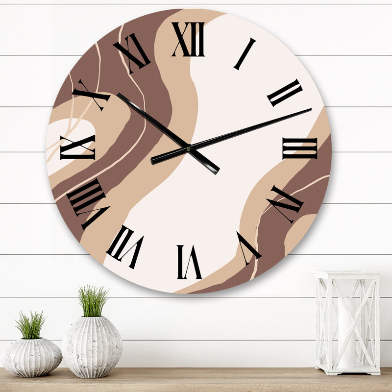 Horloge murale Earth Tones, Moyen