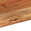 Depasquale Acacia Solid Wood Top Metal Base Dining Table-686484025