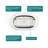 47'' Acrylic Freestanding Tub - Oval Shape, Hygienic Bathing Option, Overflow, Soaking White, Spacious Interior, Bathroom