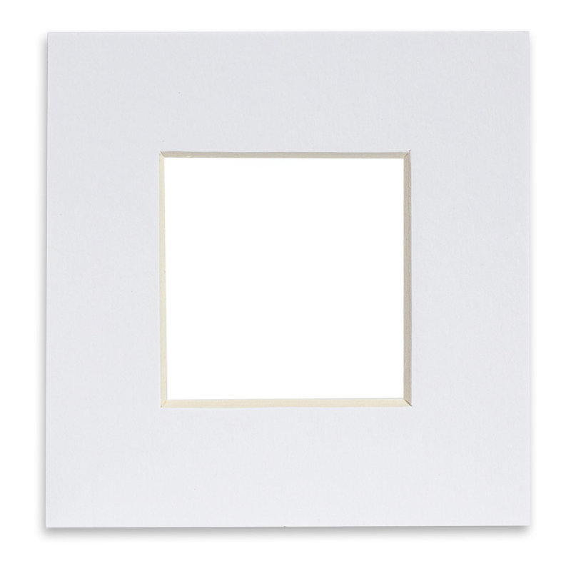 Nicola Spring - Picture Mount, 25cm H x 25cm W x 0.2cm D, White
