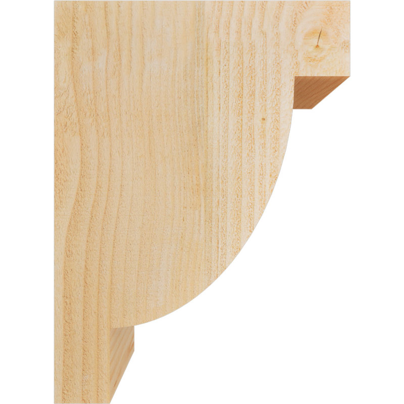 Corbeau alpin, H 16 po x l 6 po x P 12 po, Sapin de Douglas, Sciage brut