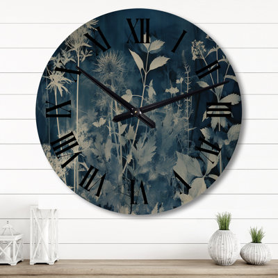 Horloge murale en bois massif Wasilewski