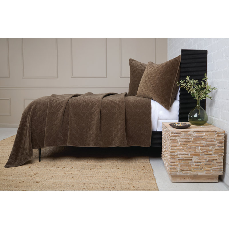 Brussels Coverlet, Queen Coverlet, Walnut