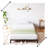 Bed Frame No Box Spring Needed, Heavy Duty Metal Platform Bed Frame, Black-1168613714-1151874359