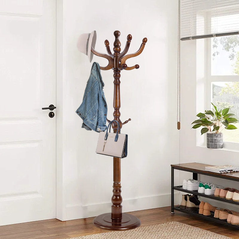 Coat Rack Freestanding, Brown