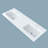 60" Solid Surface Double Bathroom Vanity Top In White With Sink