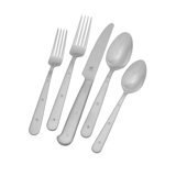 Porterhouse 45 Piece 18/10 Stainless Steel Flatware Set, Service for 8