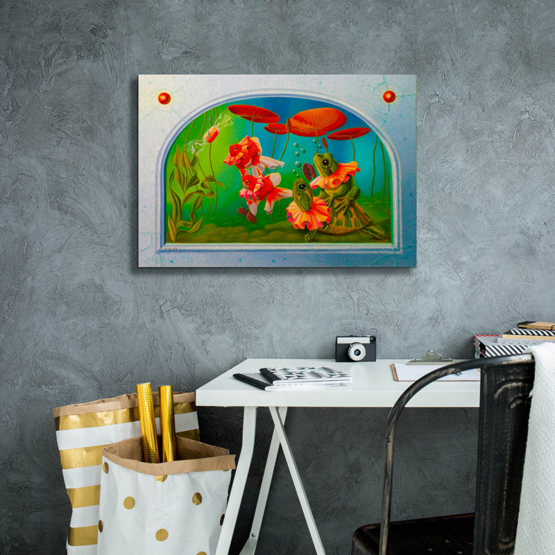 "Bait" par Valery Vecu Quitard, H 18 po x l 26 po x P 0,75 po