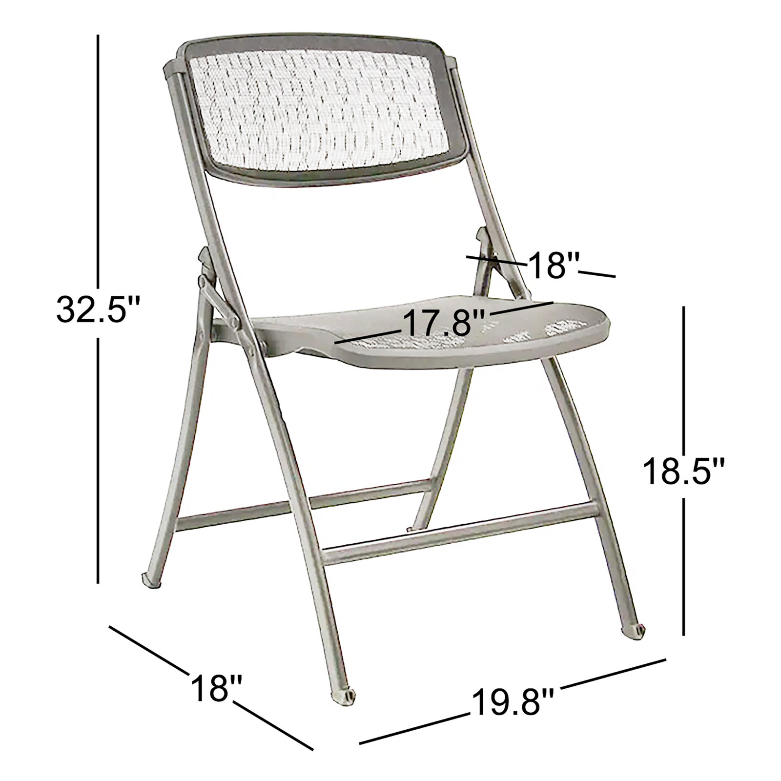 Mity Lite Chairs Mity Lite Flex One Folding Chair Black Elama