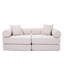 Canapé-lit modulaire pour appartement, canapé-lit convertible, structure de forme fixe et accoudoirs amovibles, canapé-lit pliant pour petits espaces, sans assemblage,-1636101513