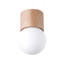 Boomo Solid Wood Flush Mount