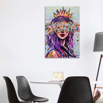 Queen - Colorful Portrait Woman
