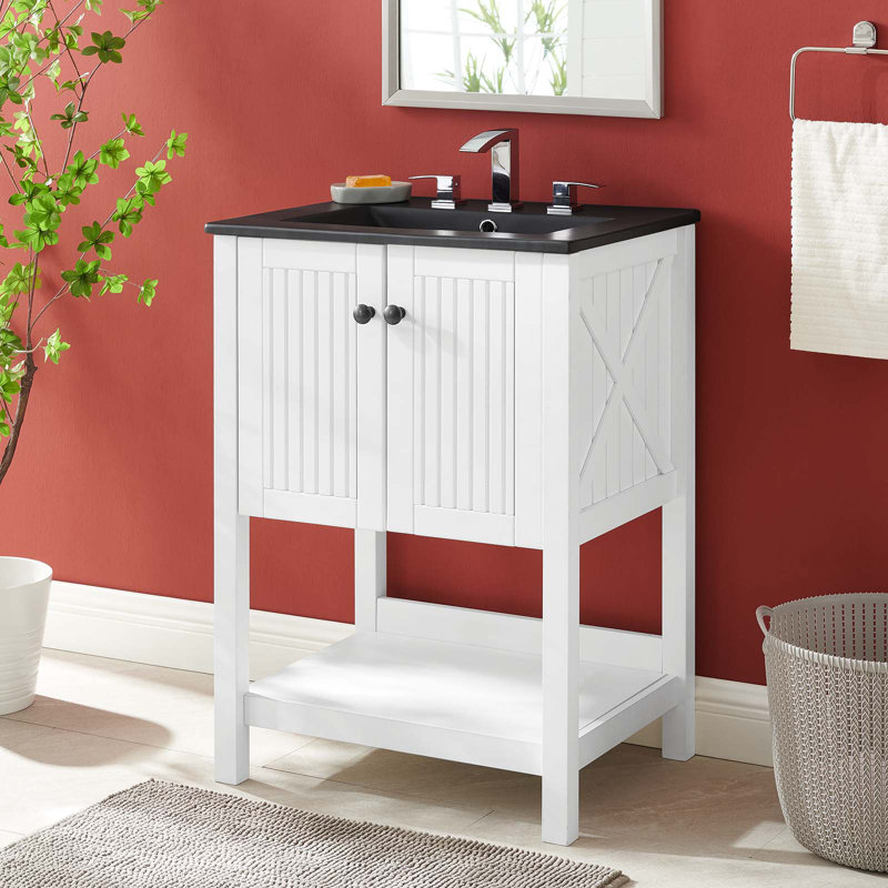 Modway Steam 24" Bathroom Vanity, White