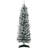 5ft Flocked Artificial Pencil Christmas Tree