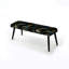 Banc rembourré motif cachemire doré à motif doré Venice-135461684