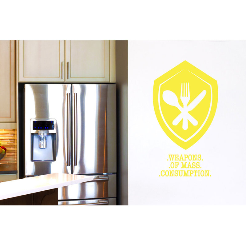 Wall Decal, Bright Yellow, Large