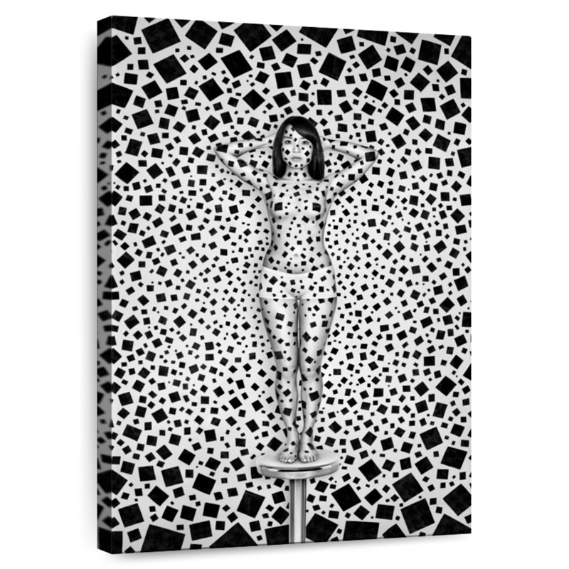 Senne Less Is More Illusion, 51" H x 34" W