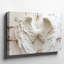 Toile, art mural ailes d'ange blanches, minimaliste spirituel sur bois rustique-942500208