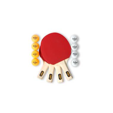 Viper Table Tennis Four Racket Set With 30 Table Tennis Balls