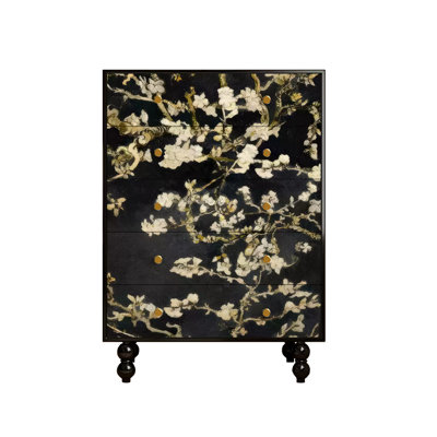 Modern Five Drawer Storage Accent Chest
