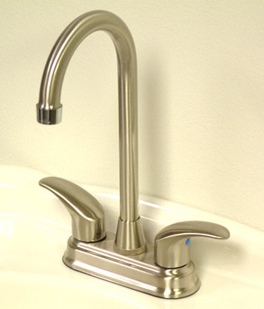 Robinet de bar Kingston, Nickel brossé / chrome poli
