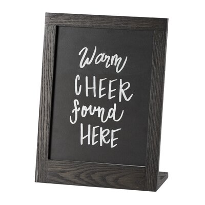 Cinderwood 8 1/2"" x 11"" Chalkboard Sign -  Cal-Mil, 3818-811-87