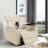 Keerstin Faux Leather Swivel Power Recliner-657097456