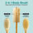 Serenelife Double-Sided Pet Grooming Brush - Skin-Friendly Pin Brush And Bristle Comb With Massage Particles For Dogs, Cats, And Other Furry Pets