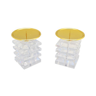 Chandelier en plastique rococo (Ensemble de 2)