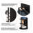 Full Length Floor Mirror, 66"X14", Rotating 360°, Multifunctional With Storage Hooks And Coat Rack, Solid Wood, Black | Gift Idea-547278412-547278519