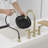 Double Handle 4-Holes Deck Mount Bridge Kitchen Faucet With Side Sprayer Sink Faucet 360 Swivel Spout-108534388