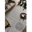 Tapis gris, ivoire et blanc en polypropylène Granada Liora-106695814