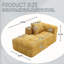 Canapé-lit Chenille Boneless-154787053