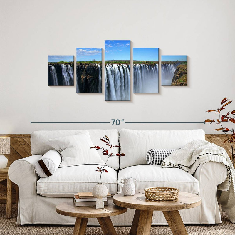 Victoria Falls, 24" H x 55" W