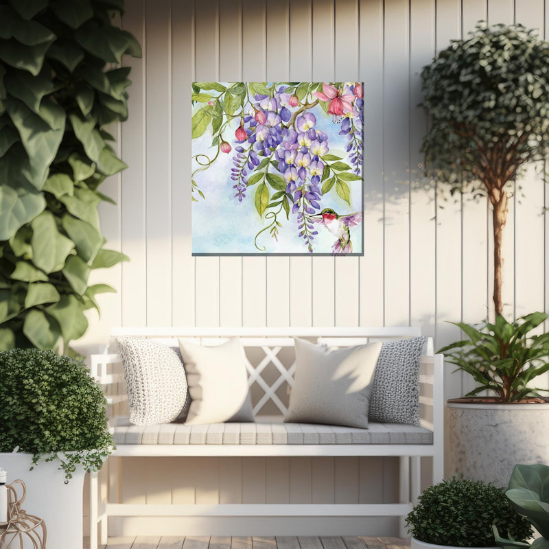 Art sur toile Wisteria Hummer