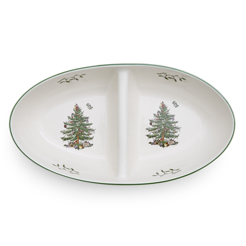 Spode, Christmas Tree - Divided Serving Dish
