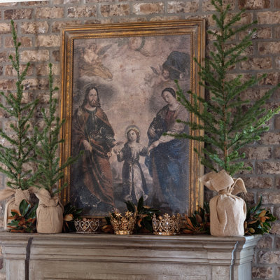 Holy Family Framed Canvas Wall Art