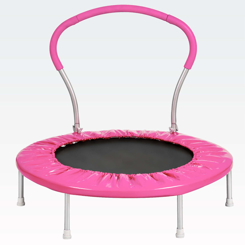 WOBON Round Kid / Toddler Trampoline, Pink