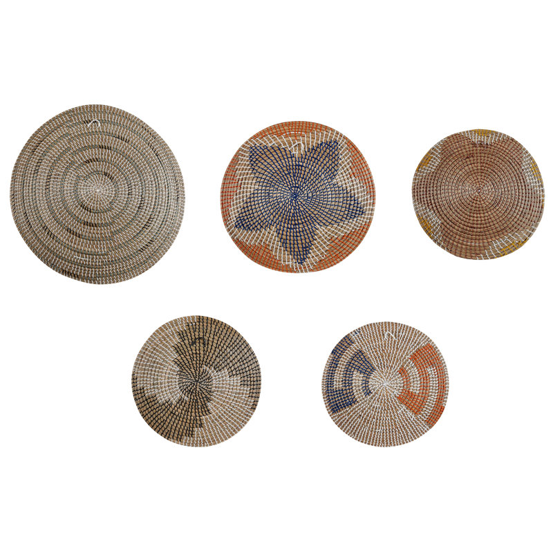 Parore Handmade Boho Ornament Wall Decor on Fabric