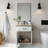 24 Inch Bathroom Vanity with Drawer & Barn Door-1736132388
