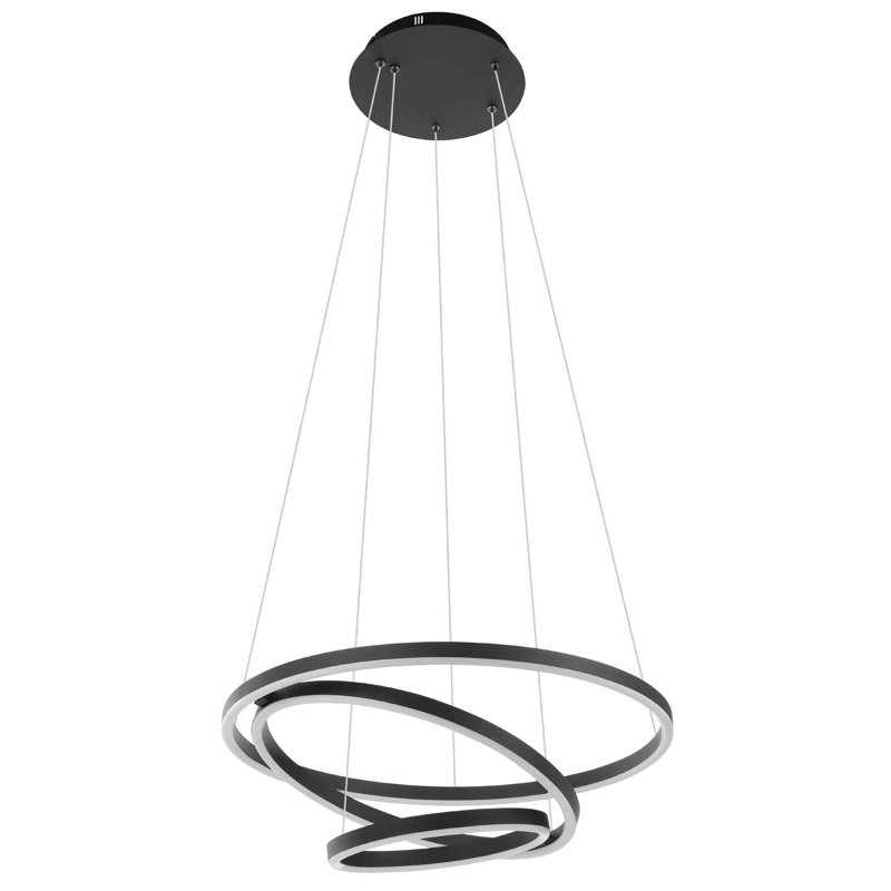 Kitson 1 - Light Geometric Pendant, Matte Black