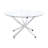 Kilburn 5 - Piece Dining Set in White and Silver