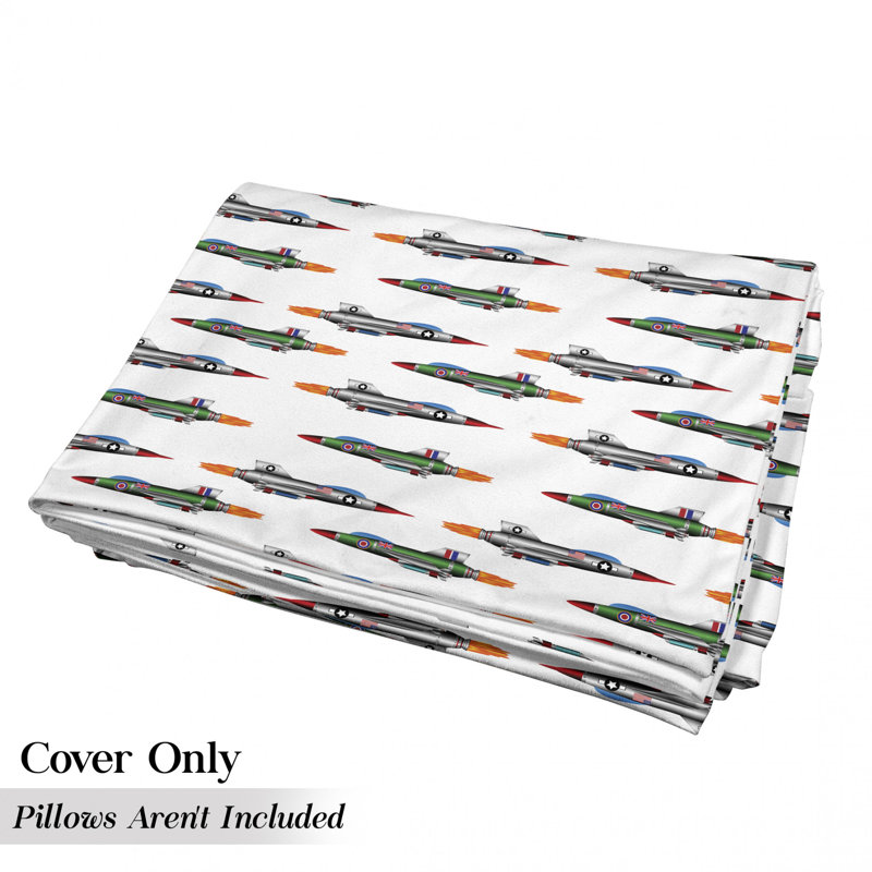 Housse de coussin d'extérieur Jet-Planes, H 2 po x l 27 po x P 88 po