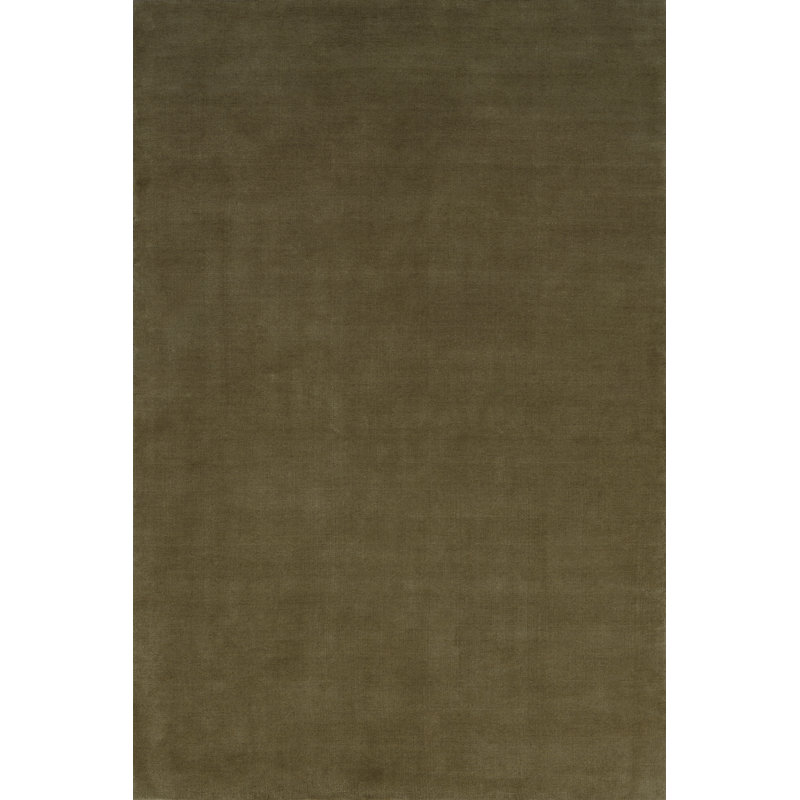  Zephira Modern Solid Area Rug, Rectangle 9' x 13', Green