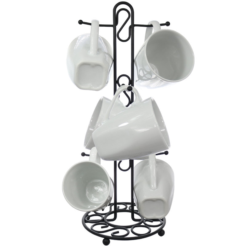 Cockrell Hill Mug Tree, Black