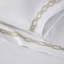 Ensemble de draps pour lit très grand 100% satin de coton 300TC Signature Hem-86602330-86602329