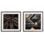 2 Piece Single Picture Frame Painting on Canvas