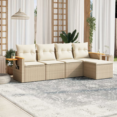 Vidaxl Garden Sofa Set Beige