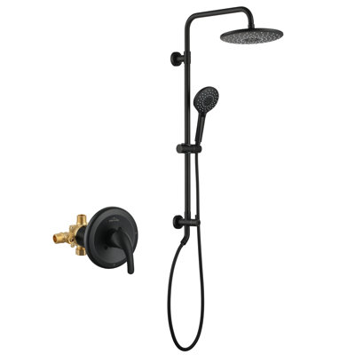 Système de douche complet avec valve brute