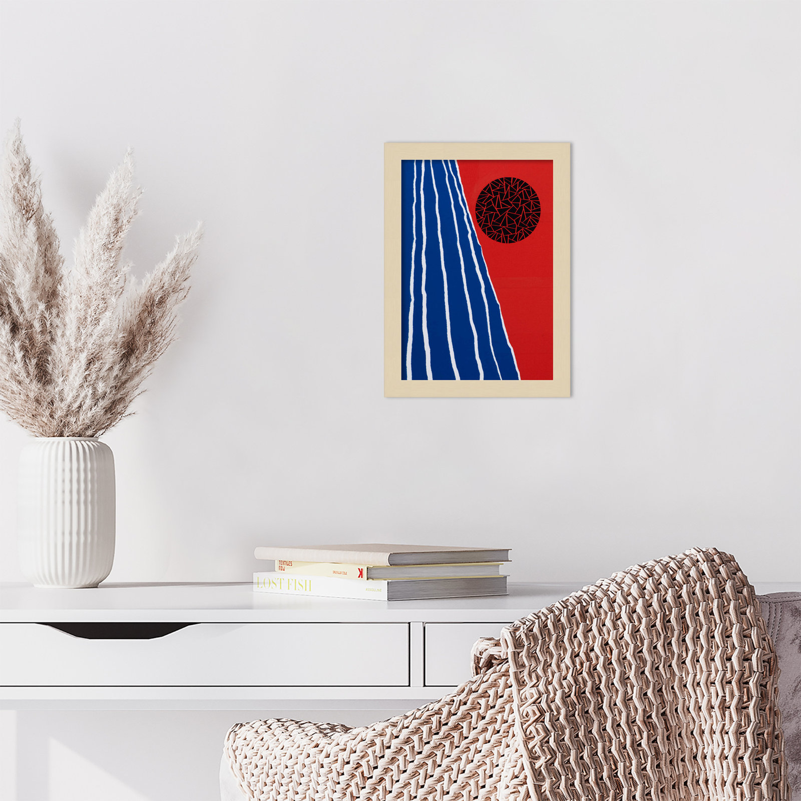 Orbis Factor Print by Alex Dunn, 13" H x 10" W x 1" D, Brown